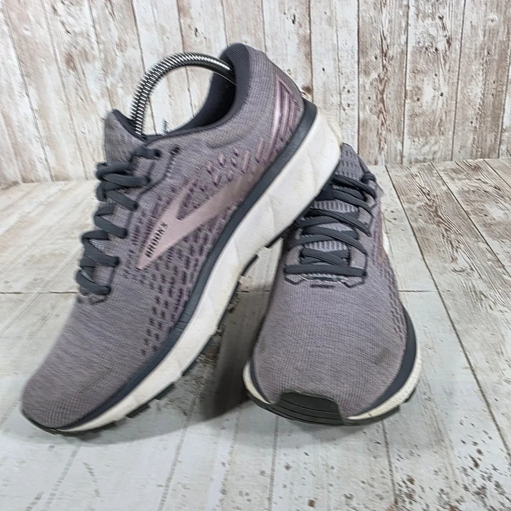 Brooks Ghost 13 Womens Running Shoes Purple Grey 1203381B550 Size 9 B Medium